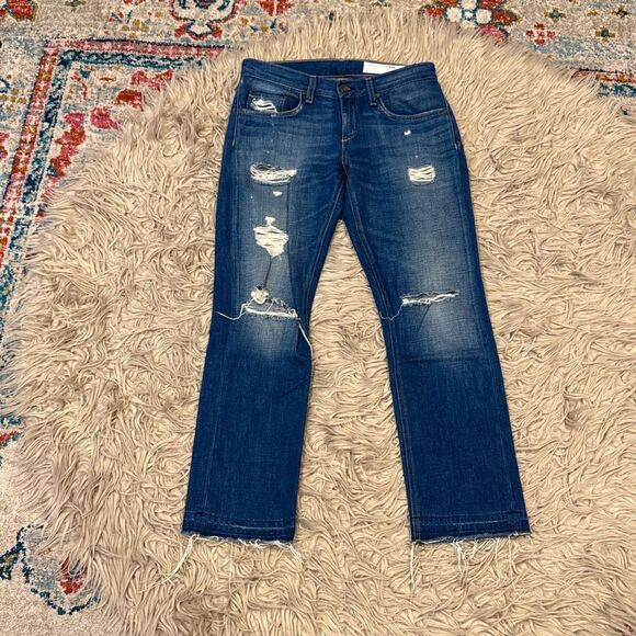 Rag & Bone distressed jeans size 24 - Picture 1 of 4